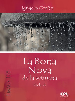 cover image of La Bona Nova de la setmana. Cicle A